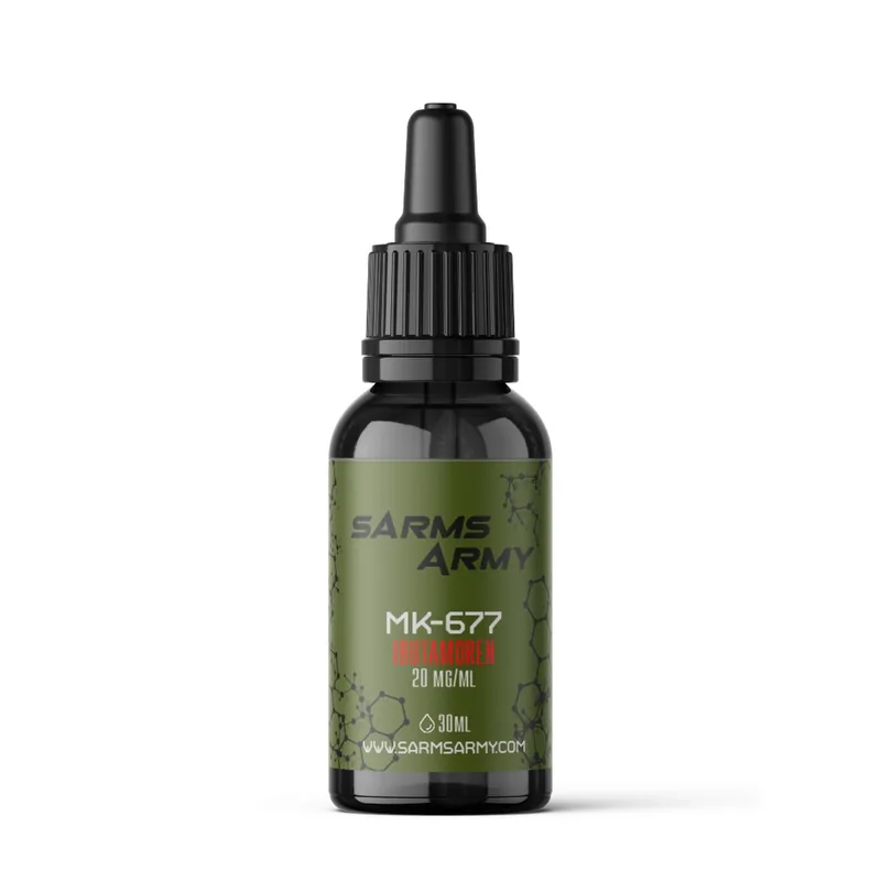 MK-677 Ibutamoren dropper bottle by SARMs Army